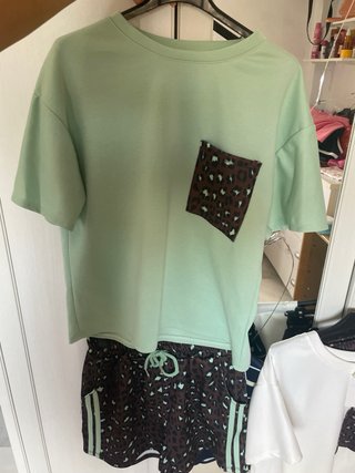 Conjunto Pijama Rosa y Animal Print