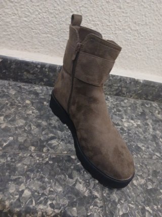 Botas Amarpies Caña Baja Café