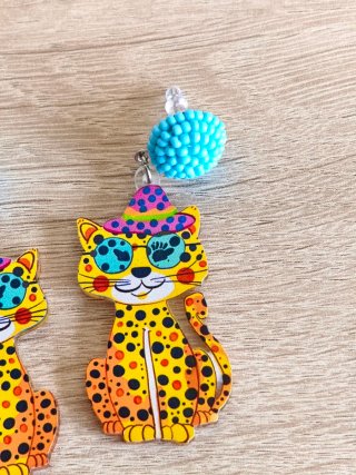 Pendientes Gatos Divertidos