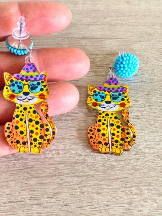 Pendientes Gatos Divertidos