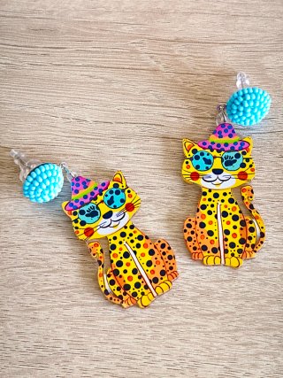 Pendientes Gatos Divertidos