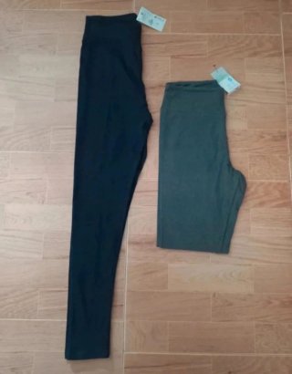 Pack 2 leggings Gris y azul marino Tallas S NUEVOS