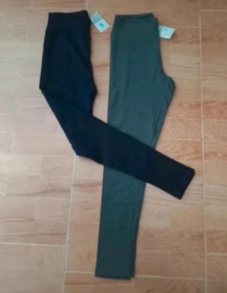 Pack 2 leggings Gris y azul marino Tallas S NUEVOS