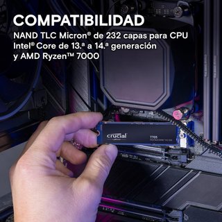Crucial T705 SSD 4TB PCIe 5.0 rápido