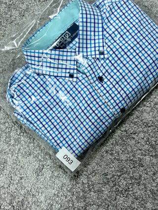 Camisa Polo Ralph Lauren cuadros azul L
