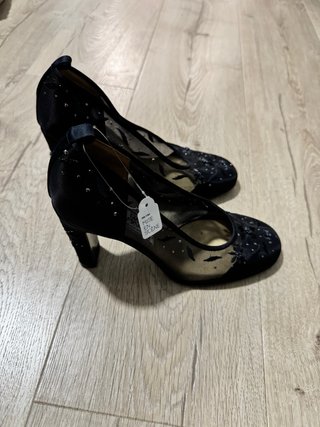 Zapatos tacón Gianni Versace T.38.5