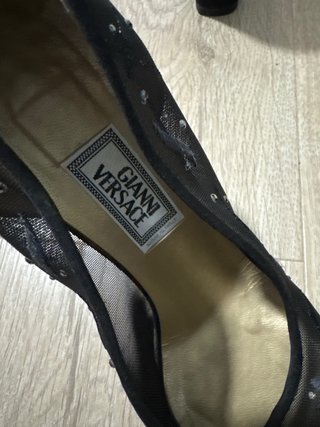 Zapatos tacón Gianni Versace T.38.5