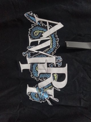 Camiseta Amiri Negra Dragón