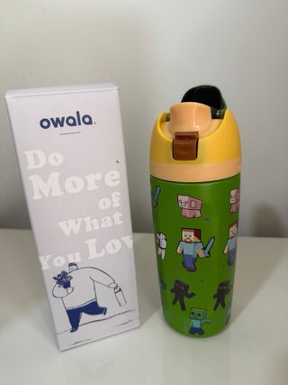 Owala Botella Minecraft Verde