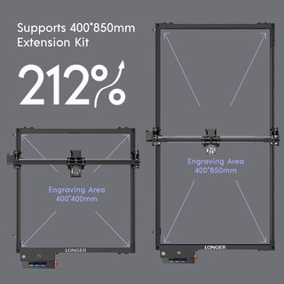LONGER grabador láser preciso multifuncional CNC
