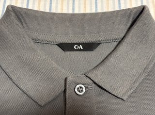Polo manga corta gris hombre (Talla S)