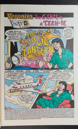 Veronica #28 (1993) Archie Comics DeCarlo Portada