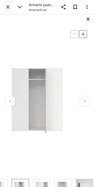 Armario one 3 puertas blanco