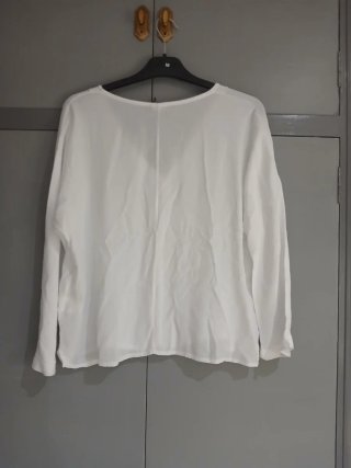 Blusa blanca Size One talla única