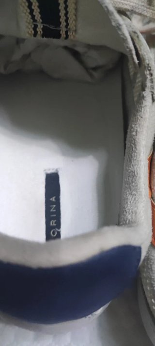 Sneakers Corina Donna Beige/Arancio Tg.38