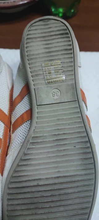 Sneakers Corina Donna Beige/Arancio Tg.38
