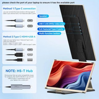 Siaviala S6 monitor portátil ultrafino 15,6"