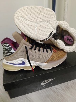 Nike LeBron XIX Safari Beige Multicolor.