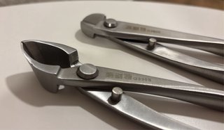 Set 4 Tijeras para bonsai acero inox