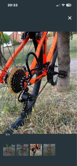 Bicicleta Btwin Rockrider 340 Naranja