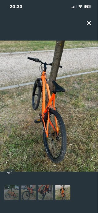 Bicicleta Btwin Rockrider 340 Naranja