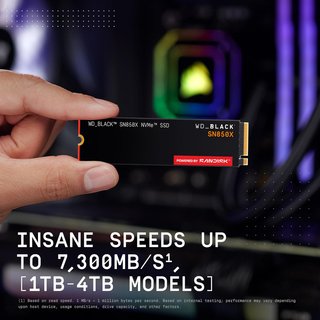 WD_BLACK SN850X SSD NVMe 2TB rápido