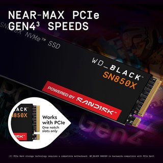 WD_BLACK SN850X SSD NVMe 2TB rápido