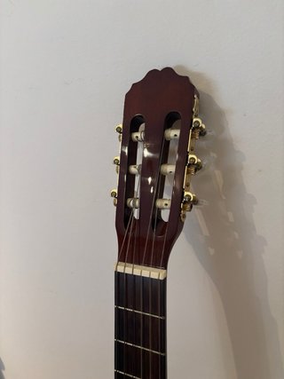 guitarra española con funda
