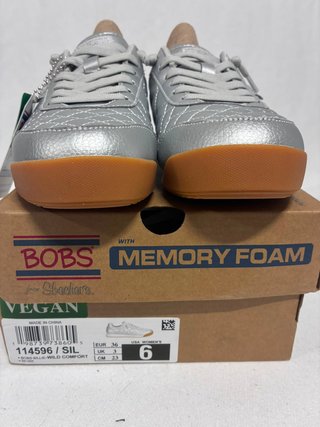 Bobs for Skechers Zapatillas Plata Mujer Talla 36