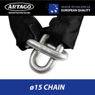 ARTAGO 68T150 cadena antirrobo moto alta gama