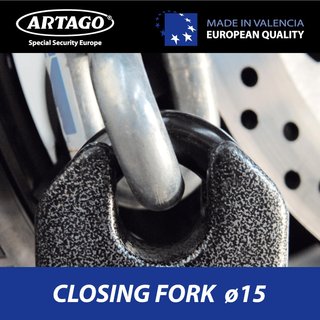 ARTAGO 68T150 cadena antirrobo moto alta gama