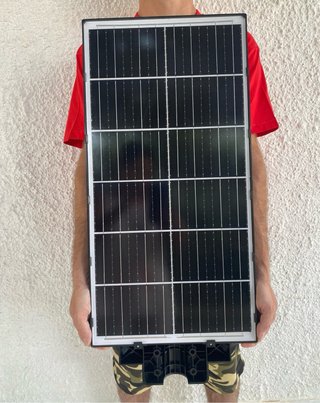 Foco Solar HU 3000W - 30.000mAh bateria