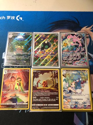 Lote cartas Pokemom ar y trainer gallery español.