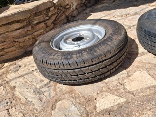 2 Llantas Mini con Neumáticos 145/ 80 R10