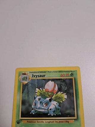 Carta Pokémon Ivysaur 30/102 Base Set 1ª Edición
