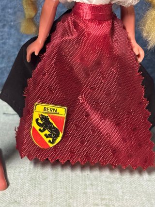 Bambole Vintage Cotfer Svizzera Musica Flamenco