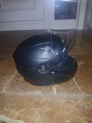 Casco de moto negro UNIK