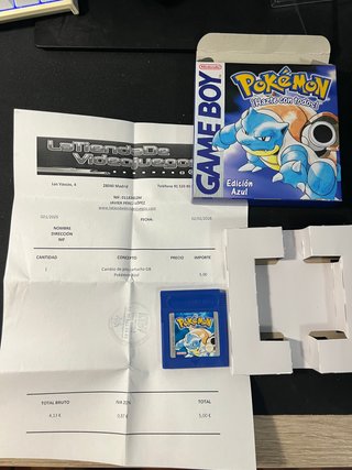 Nintendo Game Boy Color + Pokémon Azul
