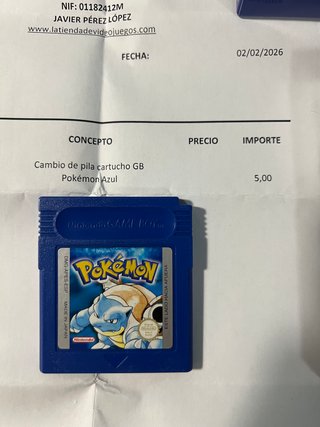 Nintendo Game Boy Color + Pokémon Azul