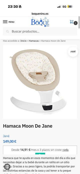 Hamaca eléctrica Jane