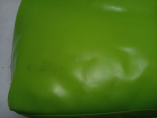 Mochila verde brillante