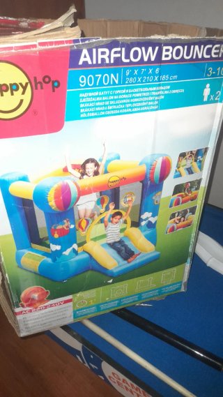 Castillo Hinchable Infantil con Ventilador