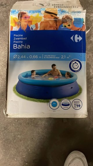 Piscina hinchable Carrefour Bahia Ø2,44m