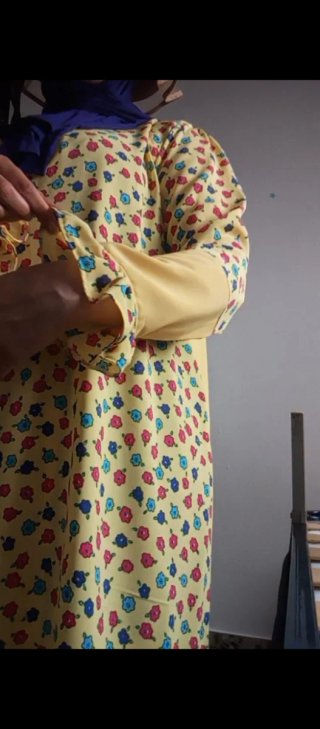 Vestido largo estampado floral talla única