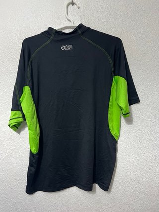 Camiseta Ciclismo Negra y Verde