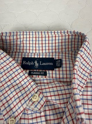 Camisa Ralph Lauren Manga Larga Cuadros
