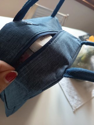 Porta vivande termico blu