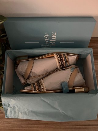 Sandalias planas boho Alma en Pena Talla 38