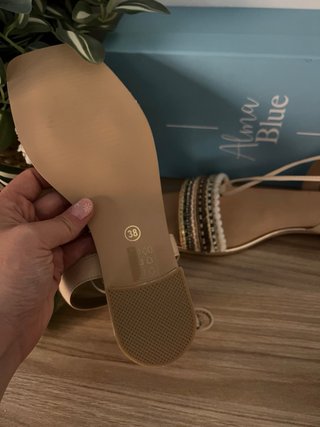 Sandalias planas boho Alma en Pena Talla 38