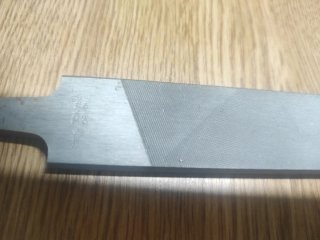 Antigua lima plana grande TALABOT (Francia) 30cms